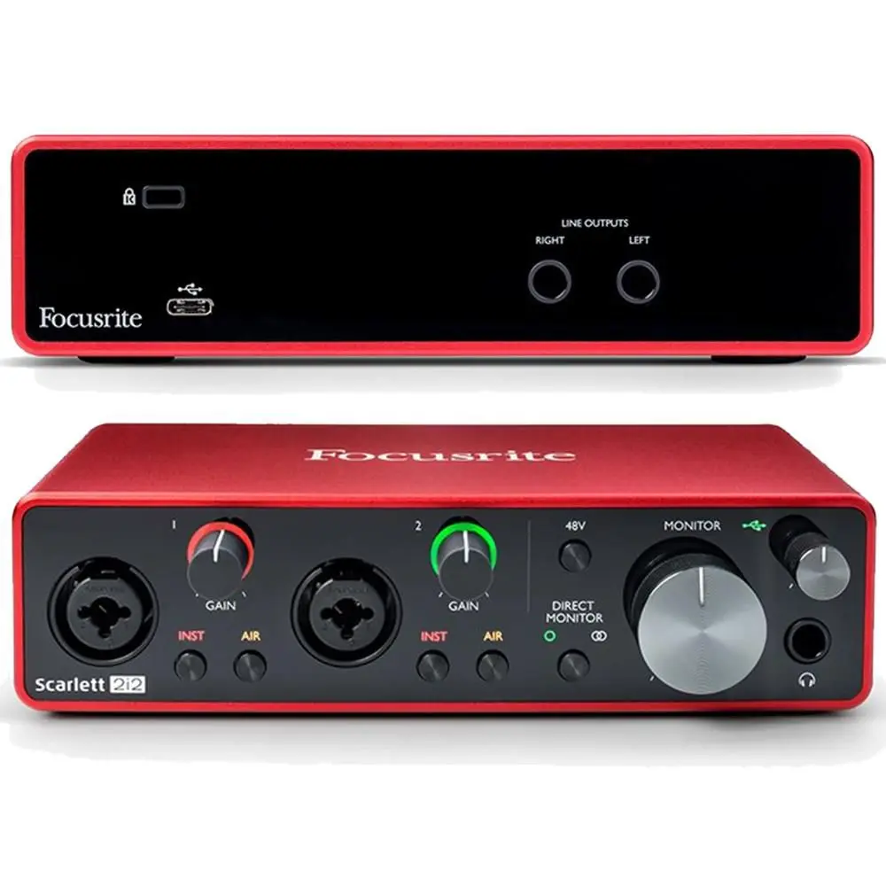 Focusrite Scarlett 2i2 3ª Geração